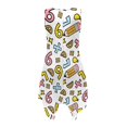 thumbnail image 2 of HELLHERO Womens Sleeveless Dresses with Math Pencil Pattern, Casual Round Neck Dress with Pockets for Daily Wear and Graduation Events, 2 of 8