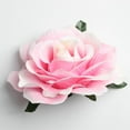 thumbnail image 3 of 10 cabezas de rosas de seda artificiales de 10 cm para decoración de bodas, hogar y fiestas. Un rosa, 3 of 9