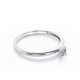 thumbnail image 4 of JeenMata Anillo Solitario para Mano Derecha con Moissanita de Corte Cojín de 1 Quilate y 4 Puntas con Certificación Chapado en Oro Blanco de 18 K sobre Plata, 4 of 7
