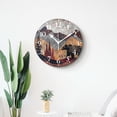thumbnail image 4 of 10 Inch Wall Clock Battery Operated Silent Clock Decorative for Office, Kitchen, Outdoor, Living RoomRustic Lodge Bears Moose Deers Adorable, 4 of 4