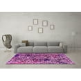 thumbnail image 3 of Ahgly Company Indoor Rectangle Abstract Pink Modern Area Rugs, 2' x 5', 3 of 4