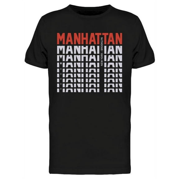Manhattan Design T-Shirt Men -Image by Shutterstock, Male Small