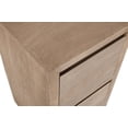 thumbnail image 5 of Argyle 2-Drawer File Cabinet Modern Light Ash Ivory Finish Reclaimed Solid Wood, 5 of 5