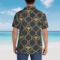 thumbnail image 6 of Honey Bees Hawaiian Shirts For Men, Summer Short-Sleeve Relaxed-Fit Button-Down Shirts Xx-Large, 6 of 9