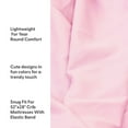 thumbnail image 4 of The Peanutshell Fitted Crib Sheets for Baby Girls, 4 Pack Set, Pink Butterfly, 4 of 8