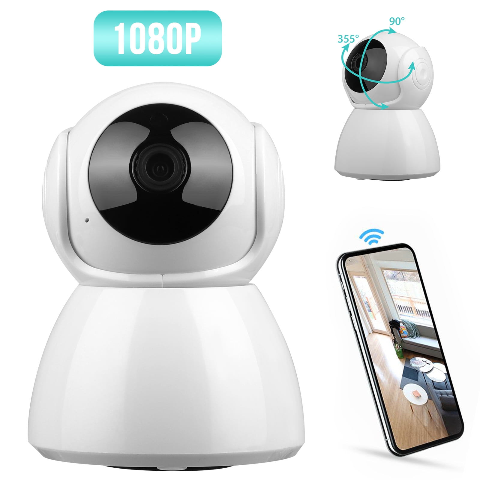 1080P HD Wireless IP Camera Home Security Smart WiFi Audio CCTV Night Vision 1080P HD Wireless IP Camera Home Security Smart WiFi Audio CCTV Night Vision