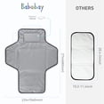 thumbnail image 2 of Cambiador portátil para bebé|Cambiadores de viaje para mamás y papás|Cambiador portátil impermeable con almohada incorporada|Excelentes regalos para baby shower/registro, 2 of 5