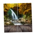 thumbnail image 3 of Panel de Cortina de Ventana con Ojales Opacos Impresos en 3D de 2 Paneles Cortinas Extra Anchas Soledad, 3 of 7