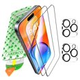 thumbnail image 1 of Protector de Pantalla ARERCO para iPhone 16 Pro Max 2 Unidades + Protector para Lente de Cámara, 1 of 9