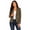 Olive, variant on Women's Casual Office Work Long Sleeve Open Front Blazer Jacket Olive L