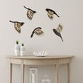 thumbnail image 4 of MCheckerd5 Pcs Wooden Bird Wall Art Wood Flying Birds Wall Decor Rustic Folk Art Scandinavian Home Decor for Gift Living Room Bedroom Kitchen Office(Black), 4 of 7