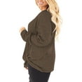 thumbnail image 2 of Women's Plus Size Casual Long Sleeve Twist Knot Tunics Tops Blouses Tshirts for Women, 2 of 6