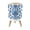 Color 1, variant on Small Trash Can with Lid Mystical Sun Moon Floral Moth 1.8 Gallon Dog Proof Trash Can Round Garbage Can Waste Bin Wastebasket for Bathroom Bedroom Living Room