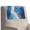 Blue Marble, variant on Xoenoiee Mushroom Dragonfly Daisy Print Non Slip Headrest Cover for Furniture Slipcovers, Universal PU Leather Headrest Protector for Recline Chair Sofa Cover Slipcover, 1 Pack