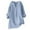 Blue, variant on New&Trending!ChaoHeng Plus Size Summer Tops Women's V-Neck Long Sleeve Loose Button Cotton and Linen Tunic Summer Blouse,up to 45% off