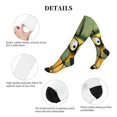 thumbnail image 5 of Lsque Quirky Cartoon 123 Pattern Sport Compression Socks for Men & Women 15-20 mmHg Knee High Nurse Pregnant Running Medical and Travel Athletic, 5 of 6