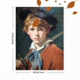 thumbnail image 3 of Gentle Boy With Sword Canvas Print Home Hallway Wall Decor, 3 of 8