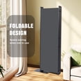 thumbnail image 5 of YASRKML 6 Panel Folding Privacy Screen, 6Ft Tall Room Divider with Wider Support Feet, Portable Wall Dividers Room Partition, Grey, 5 of 7
