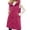 *Hot Pink, variant on VBVC Women's Long Quilted Vest with Pockets , Side Zip Hem Sleeveless Puffer Jacket For Women, S-3XL