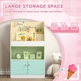 thumbnail image 4 of Qaba Organisateur de Rangement pour Jouets, Étagère pour Chambre d'Enfant, Garderie, Blanc, 4 of 9