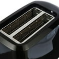 Mainstays 2 Slice Wide Slot Toaster with Crumb Tray, Black, TA1057