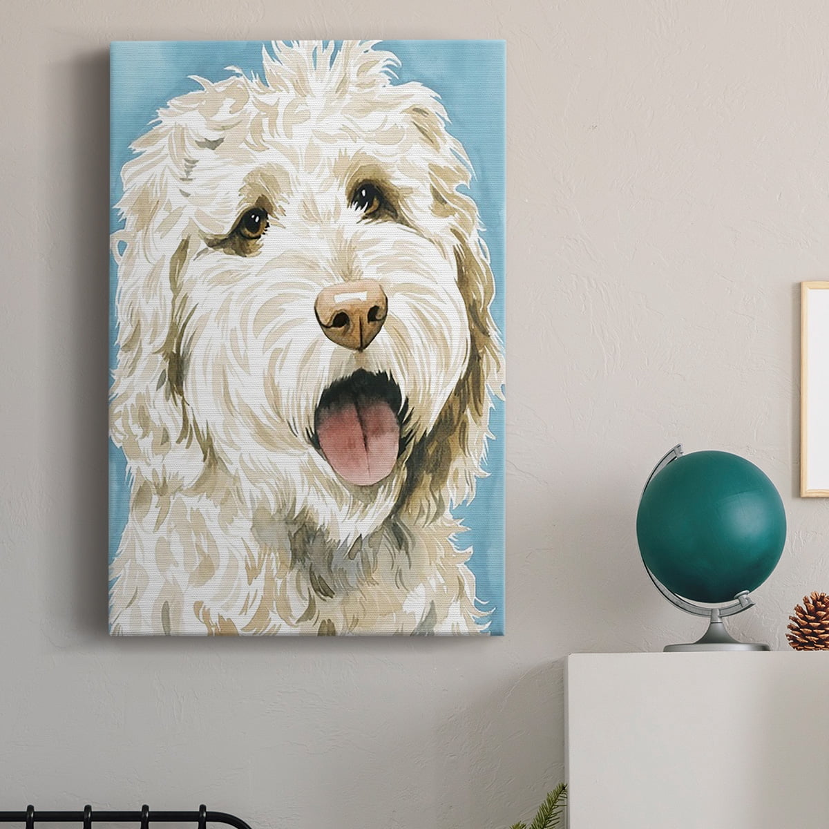Labradoodle II Premium Gallery Wrapped Canvas - Ready to Hang