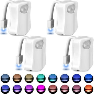 2-Packs] Vintar 16-Color Motion Sensor LED Toilet Night Light - white - Bed  Bath & Beyond - 32946434