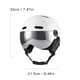 thumbnail image 5 of Casco Protector De Esquí Carcasa de ABS y casco de esquí y snowboard de espuma EPS para esquiar, monopatín, snowboard, 5 of 8