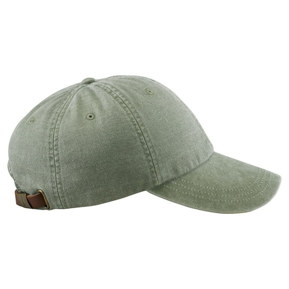6-Panel Low-Profile Washed Pigment-Dyed Cap , AD969 , CACTUS , One Size