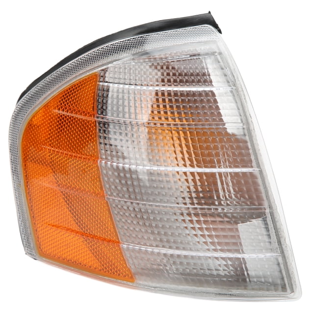 Luz de curva delantera para coche, lámpara de señal de esquina de repuesto para W202 1993-2001, estándar de EE. UU., Color dual, derecha, 2028261043 Jadeshay A