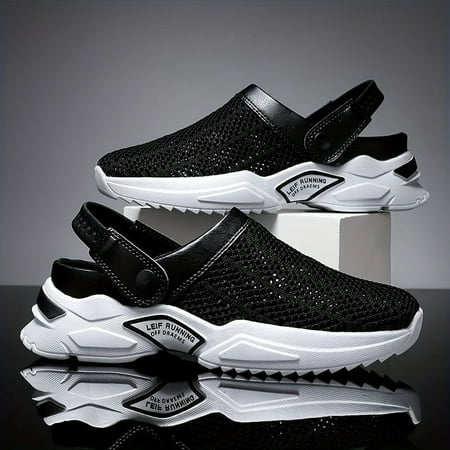 

Men s Trendy Solid Colour Breathable Slip On Clogs Comfy Non Slip Casual Anti Odor Beach Water Shoes For Men s Outdoor Activities