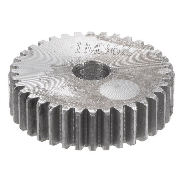 Unique Bargains Straight Spur Gear 8mm Inner Diameter 36T 1 Module 45# Steel Motor Gear