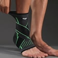 thumbnail image 1 of Soporte de tobillo 3D Tobillera trenzada para yoga Correr Baloncesto (M Verde), 1 of 8