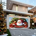 thumbnail image 5 of ToyKingdee Christmas Garage Door Banner Decorations Santa Claus Christmas Garage Door Cover for Holiday Wall Photo Background Home Xmas Winter Party Decorations Supplies, 5 of 6