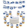 thumbnail image 1 of Suministros De Fiesta De La Universidad De Kentucky Para Regalo De Cumpleaños De Fútbol, ​​Pancarta Y Decoración Para Tartas (42 Piezas) (Kentucky Wildcats), 1 of 5