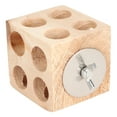 thumbnail image 3 of Wooden  Foraging Toy, Sturdy Structure Biting Bird Block Chewing Toy  For Parakeets, 3 of 7