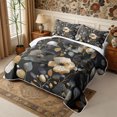 thumbnail image 3 of Manfei Gradient Botanical Flower Quilt Full 3-Piece,Spring Garden Full Bedspread Sets,1 Coverlet and 2 Pillowcases, 3 of 7