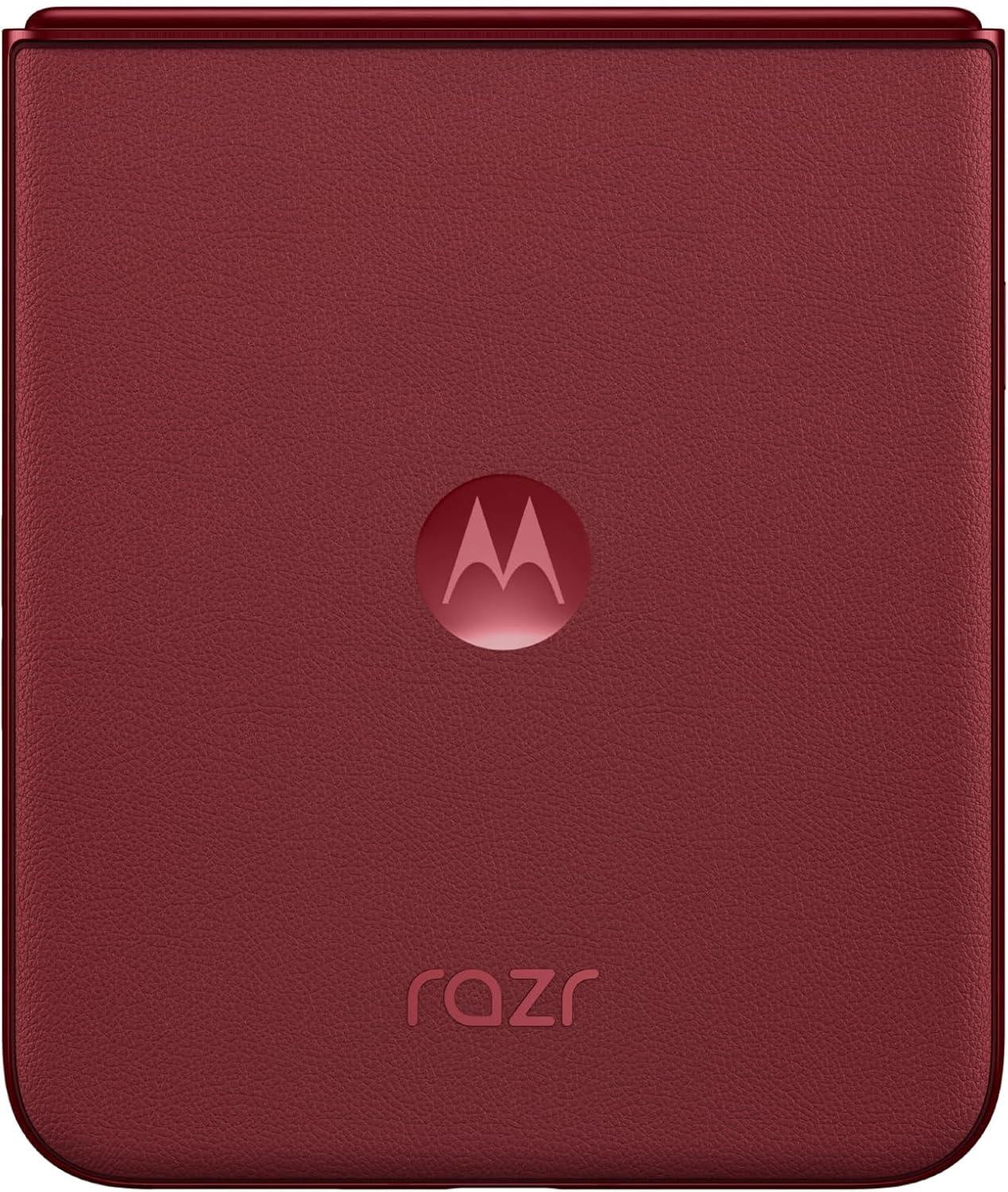 Motorola Razr Ultra 2025 | Unlocked | Made for US 16/512GB | 50MP Camera | Pantone Rio Red