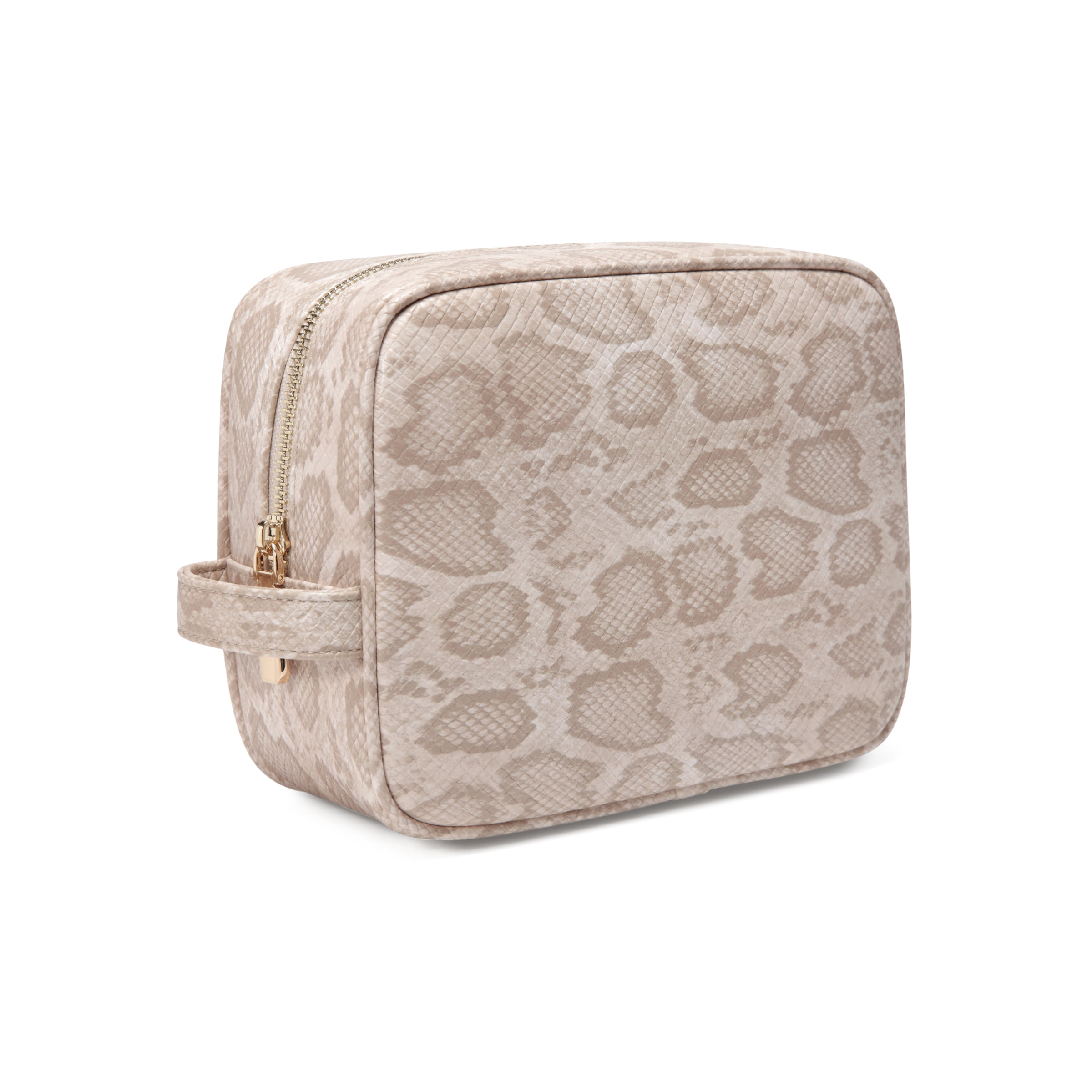 Carson Checkered Cosmetic Bag- Pink – POSH NOVA
