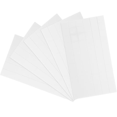 HOMEMAXS  5 Sheets Foam Mounts Dots Double Sided Adhesive Office White