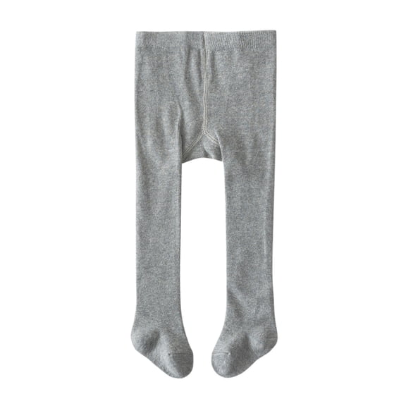 Karoyedx Girls Stockings Tights for Girls-Soft Footed Ballet Dance Toddler Tights Stockings School Uniform Kids Leggings Grey Size,9-18 Months