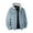 01 Light Blue, variant on Fewfanhot Sweatshirts for Men Button Down Jean Coat Casual Long Sleeve Trucker Hooded Jackets Outwear