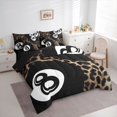 thumbnail image 2 of jejeloiu Billiard Game 7pcs Bedding Comforter Set,Black White Brown Queen Bedding Sets For Adults Reversible, 2 of 7