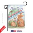 thumbnail image 2 of Breeze Decor - Bunnies With Umbrella Spring - Seasonal Easter Impressions Decorative Vertical Garden Flag 13" x 18.5" Printed In USA, 2 of 4