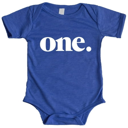 

Bold One 1st Birthday Bodysuit for First Birthday Outfit White on Vintage Royal Bodysuit 18 Months