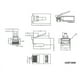 thumbnail image 3 of Conectores RJ45 de paso Cat6, paquete de 100 unidades, W-NECTOUN, 3 of 6