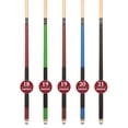 thumbnail image 3 of ASKA L2 Matte Pool Cue Stick Set of 5 - 58" Canadian Maple, Mixed Weights 18-21oz, 3 of 6