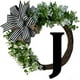 thumbnail image 1 of Guirnalda Decorativa de 26 Letras para Puerta, Decoración Del Hogar, Letras con Lazo, Colgante de Ratán, Anillo de Pared, Decoración de Ventana, 1 of 1