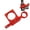 Red, variant on Faucet Lock, Adjustable Length, Prevents Water Theft & Child Tampering, Engineering Plastic