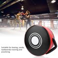 thumbnail image 1 of AMONIDA Karate Kicking Shield, Taekwondo Training Shield, Durable Round PU Leather For Fitness Practicing, 1 of 8